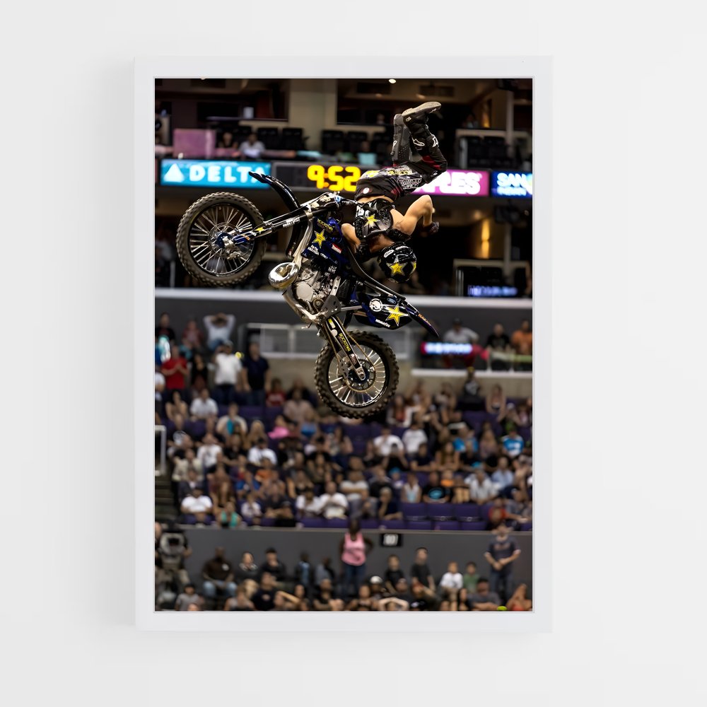Poster games de motocross – affiche Motocross freestyle (vue 3)